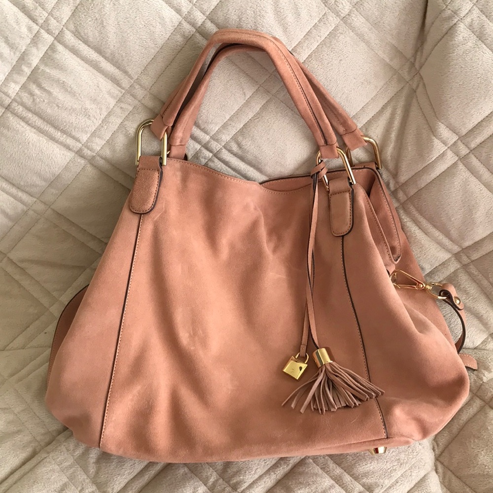 GILI Roma 5 in pink suede